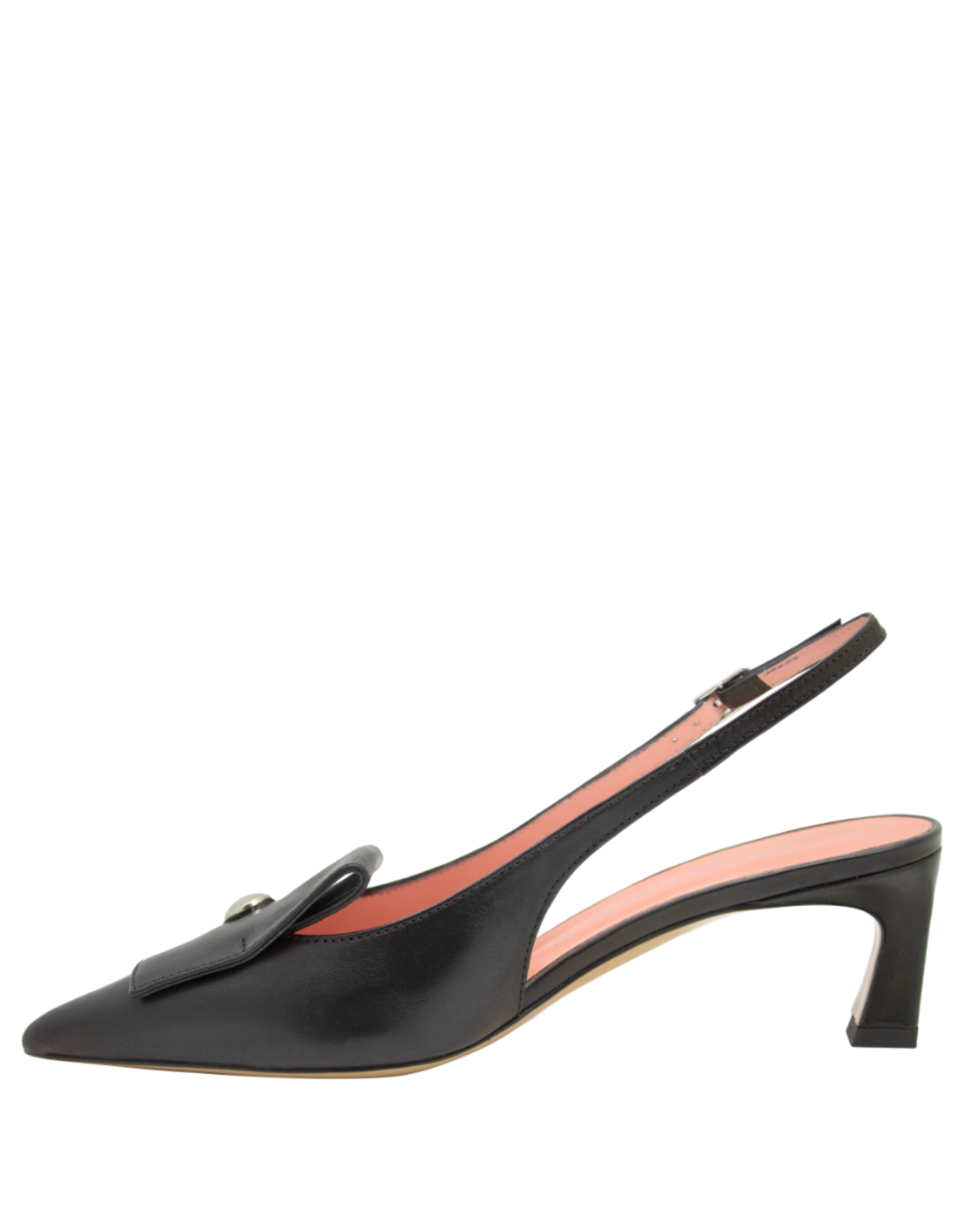 MissT MissT MT1O Black Nappa Kitten Sling 1814