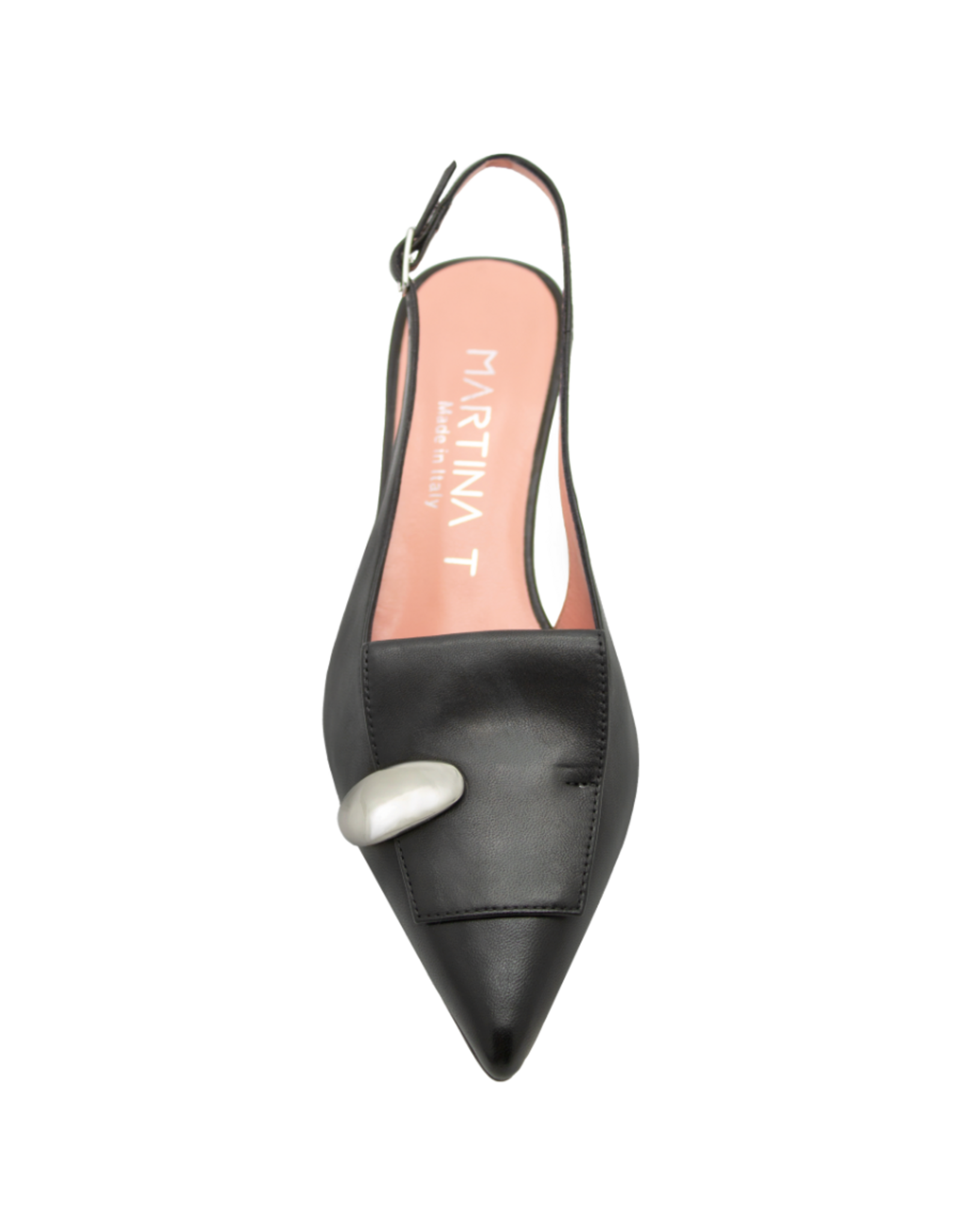 MissT MissT MT1O Black Nappa Kitten Sling 1814