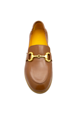 MaraBini MaraBini M14B Brown Classic Loafer With Bit 1046