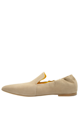 MaraBini MaraBini M14I Beige Suede Up Front Loafer 1049