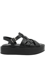 Moma Moma MA11D Black Fisherman Platform Sandal Nadia