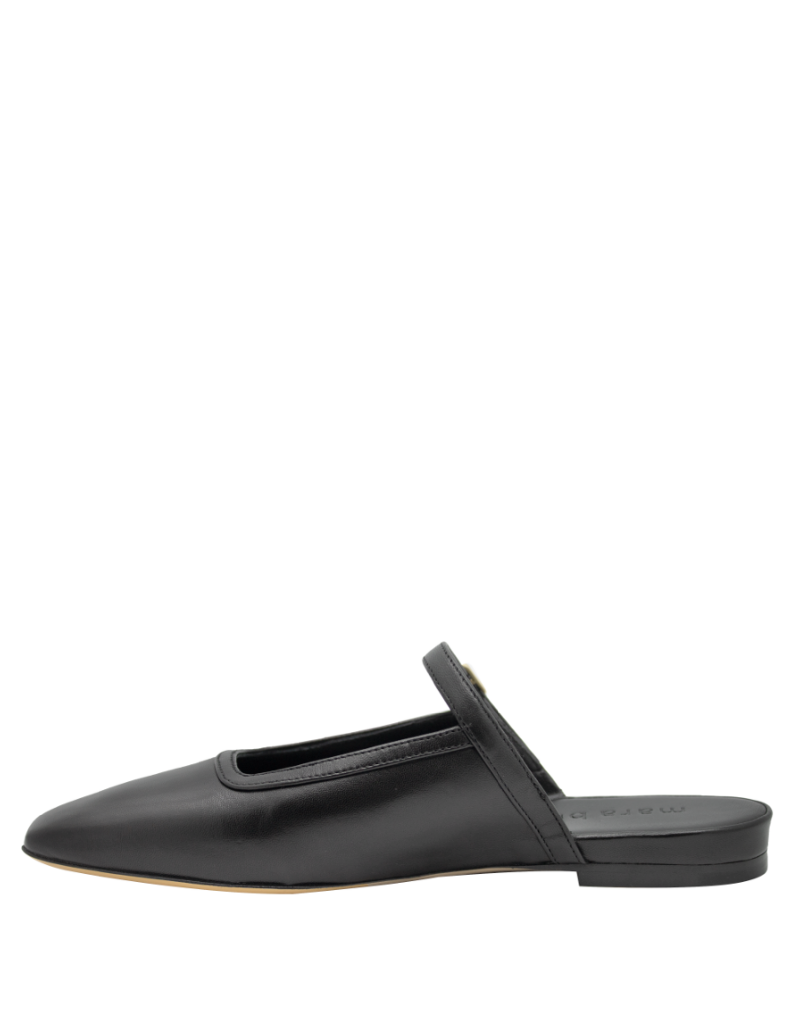 MaraBini MaraBini M14J Black Mary Jane Mule 1050