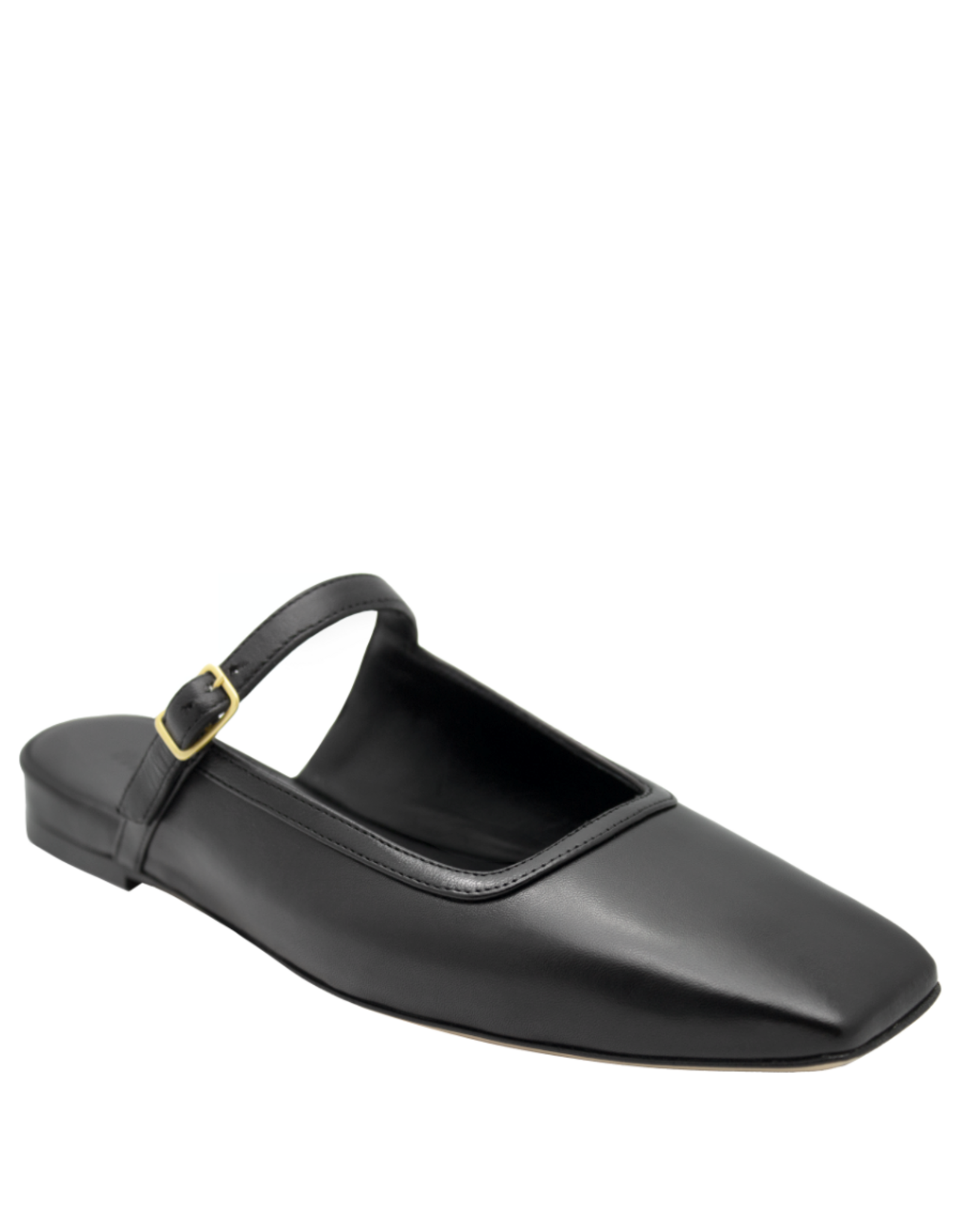 MaraBini MaraBini M14J Black Mary Jane Mule 1050