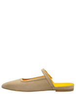 MaraBini MaraBini M14K Beige Mary Jane Mule 1050