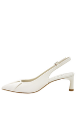 Halmanera Halmanera H52D Ivory Sling Pump 1019