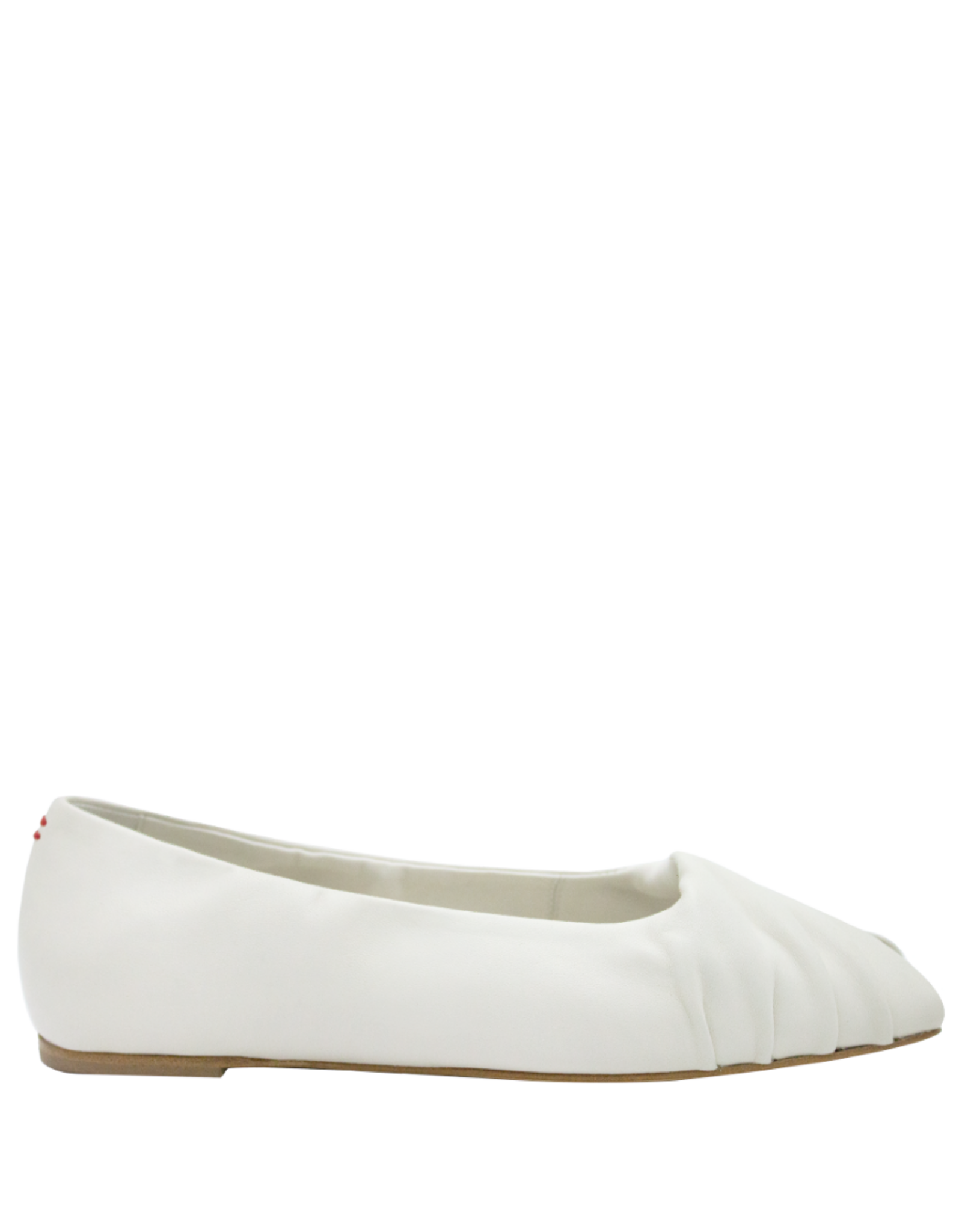 Halmanera Halmanera H52F Ivory Cross Over Open Toe Flat 1025