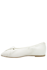 Halmanera Halmanera H52F Ivory Cross Over Open Toe Flat 1025
