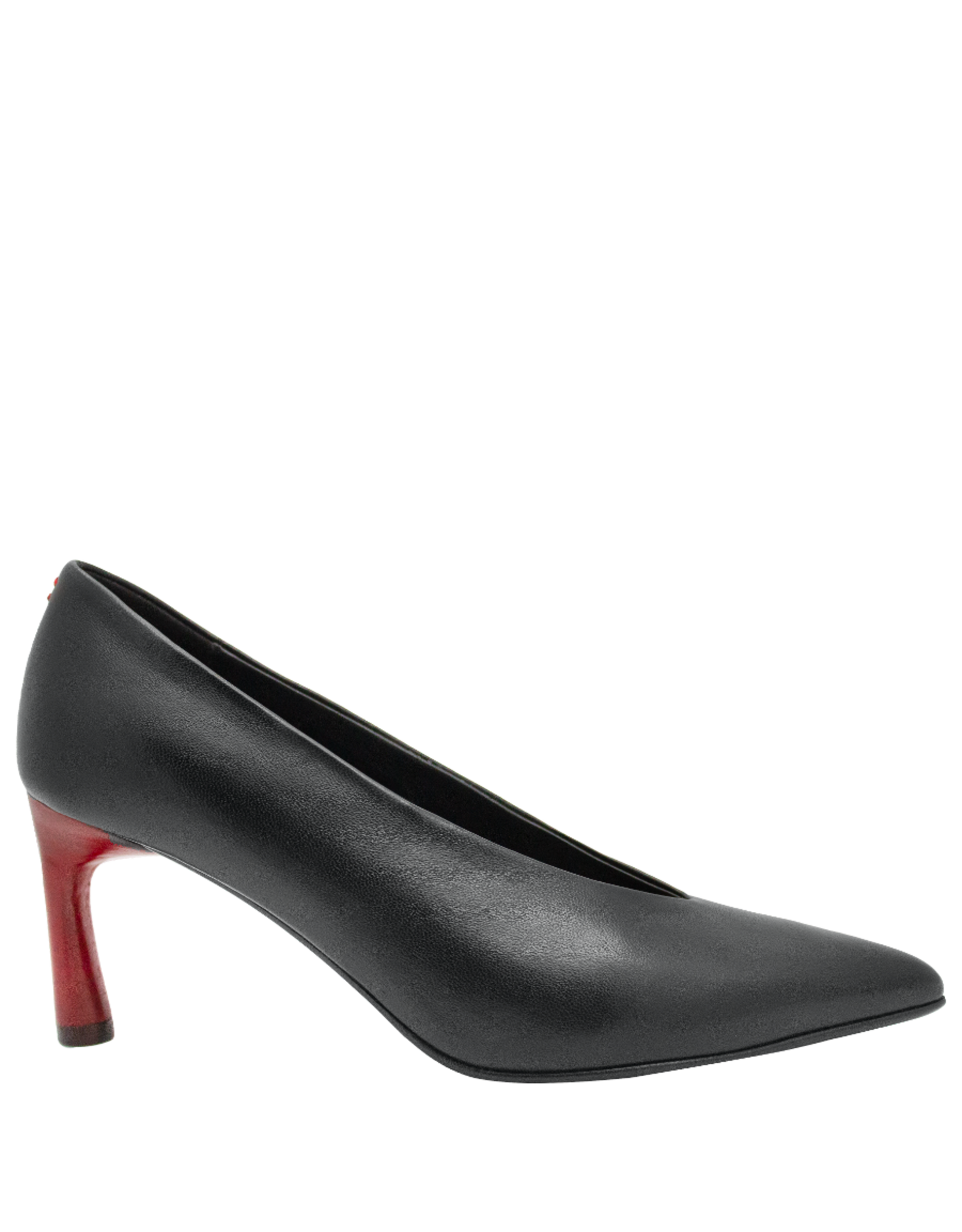 Halmanera Halmanera H51P Black Nappa High Pump W/Red Heel 1026