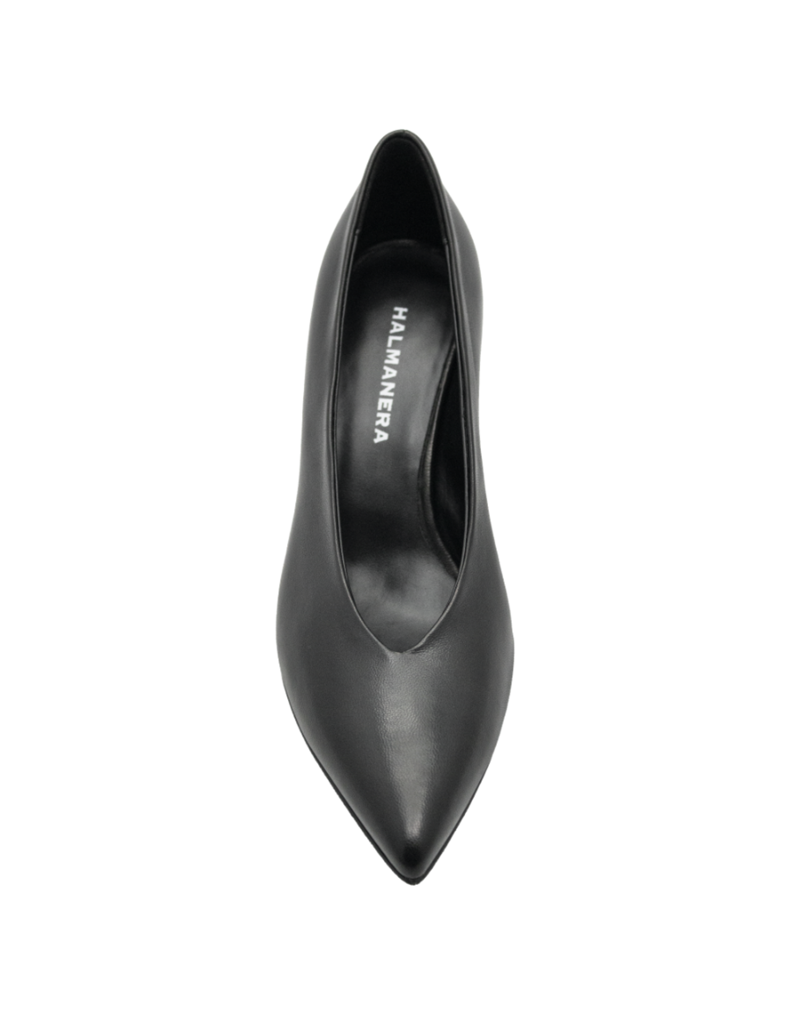 Halmanera Halmanera H51P Black Nappa High Pump W/Red Heel 1026