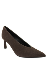 Halmanera Halmanera H51T Brown Suede High Pump 1026