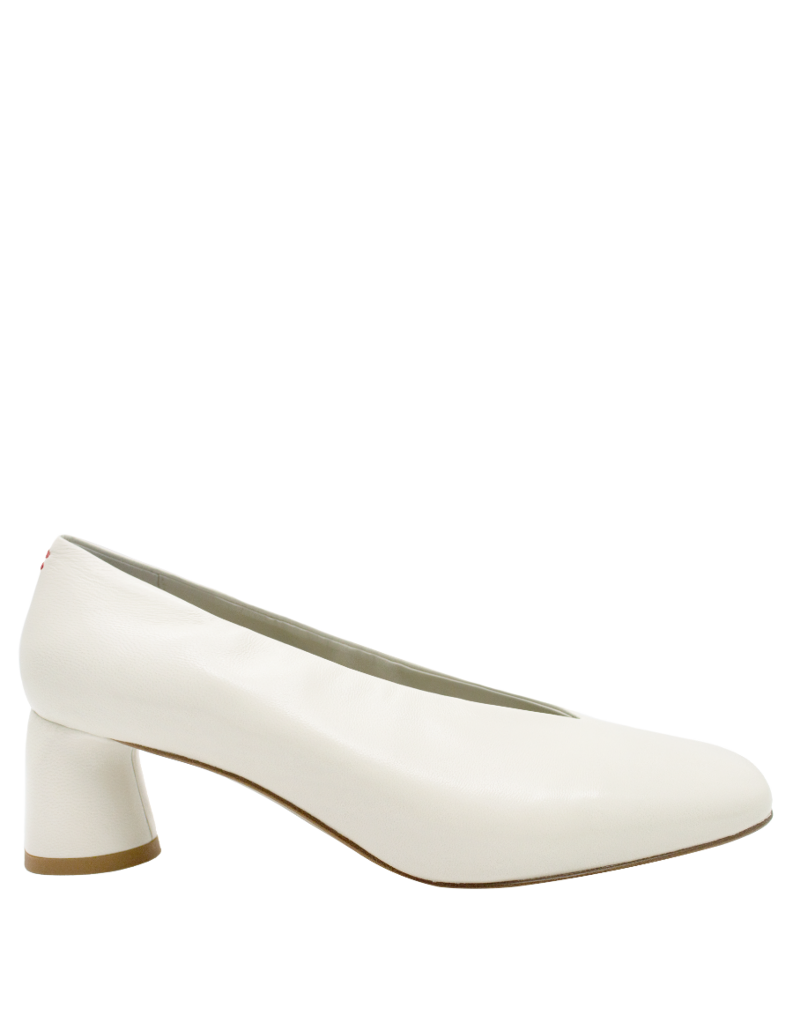 Halmanera Halmanera H52B Ivory Glaze Square Toe Pump 1030