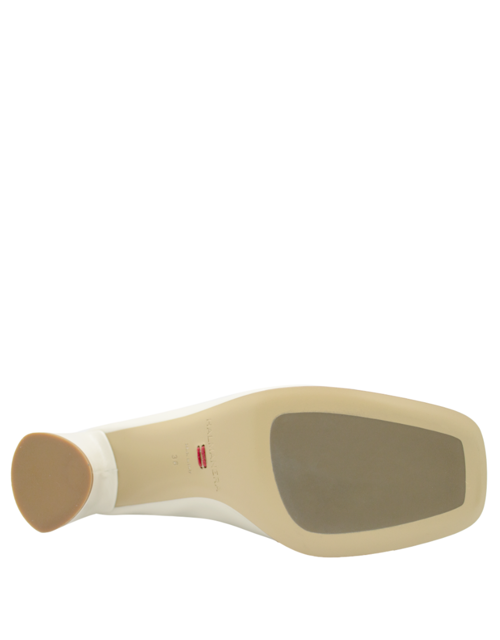 Halmanera Halmanera H52B Ivory Glaze Square Toe Pump 1030