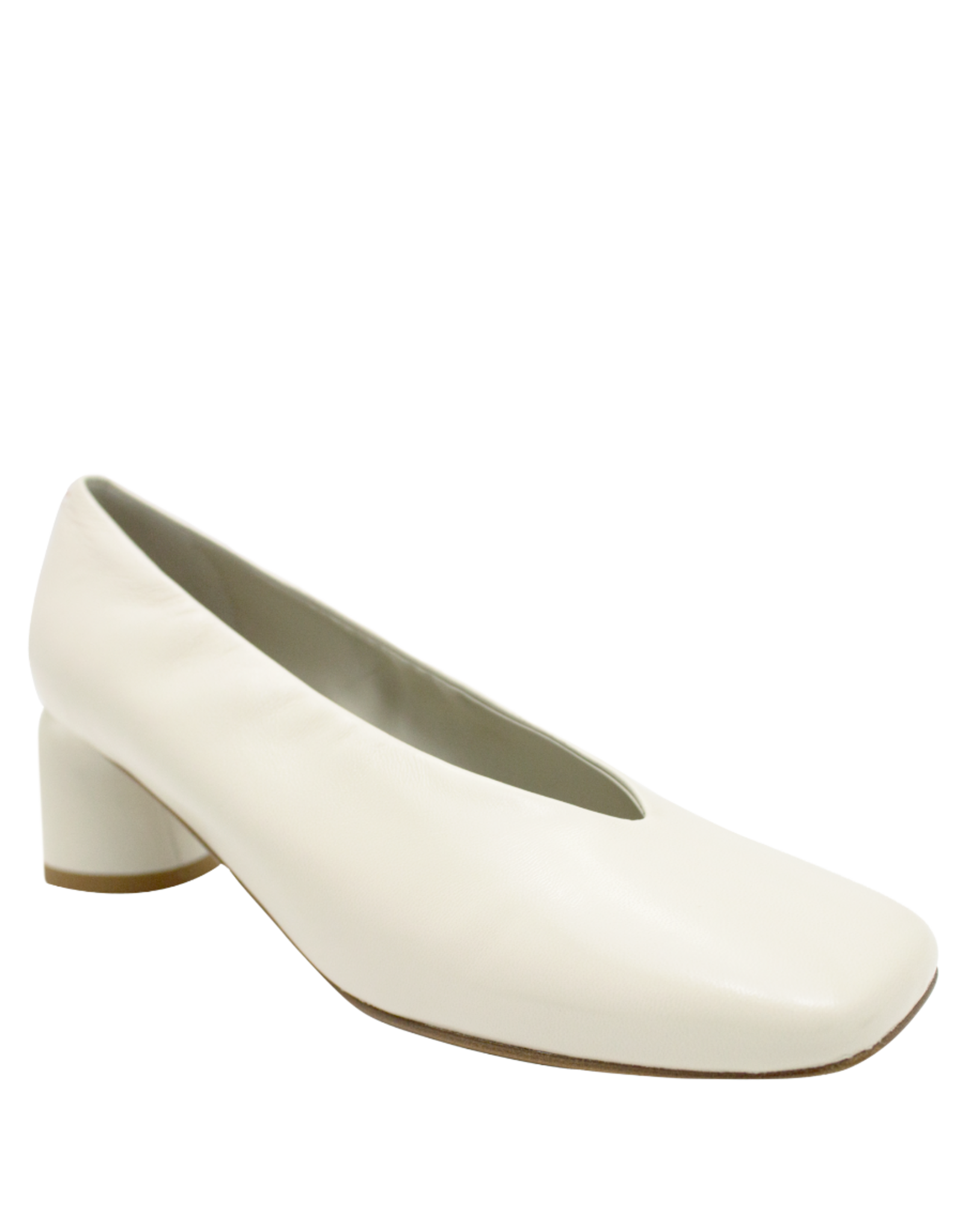 Halmanera Halmanera H52B Ivory Glaze Square Toe Pump 1030