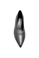 Halmanera Halmanera H51U Black Point Toe Pump Red Heel 1027