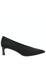 Halmanera Halmanera H51V Black  Suede  Point Toe Pump  1027