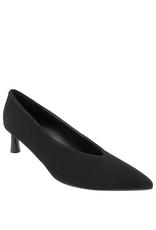 Halmanera Halmanera H51V Black  Suede  Point Toe Pump  1027