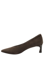 Halmanera Halmanera H51X Brown  Suede  Point Toe Pump 1027