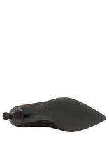 Halmanera Halmanera H51X Brown  Suede  Point Toe Pump 1027