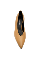 Halmanera Halmanera H51W Camel  Point Toe Pump 1027