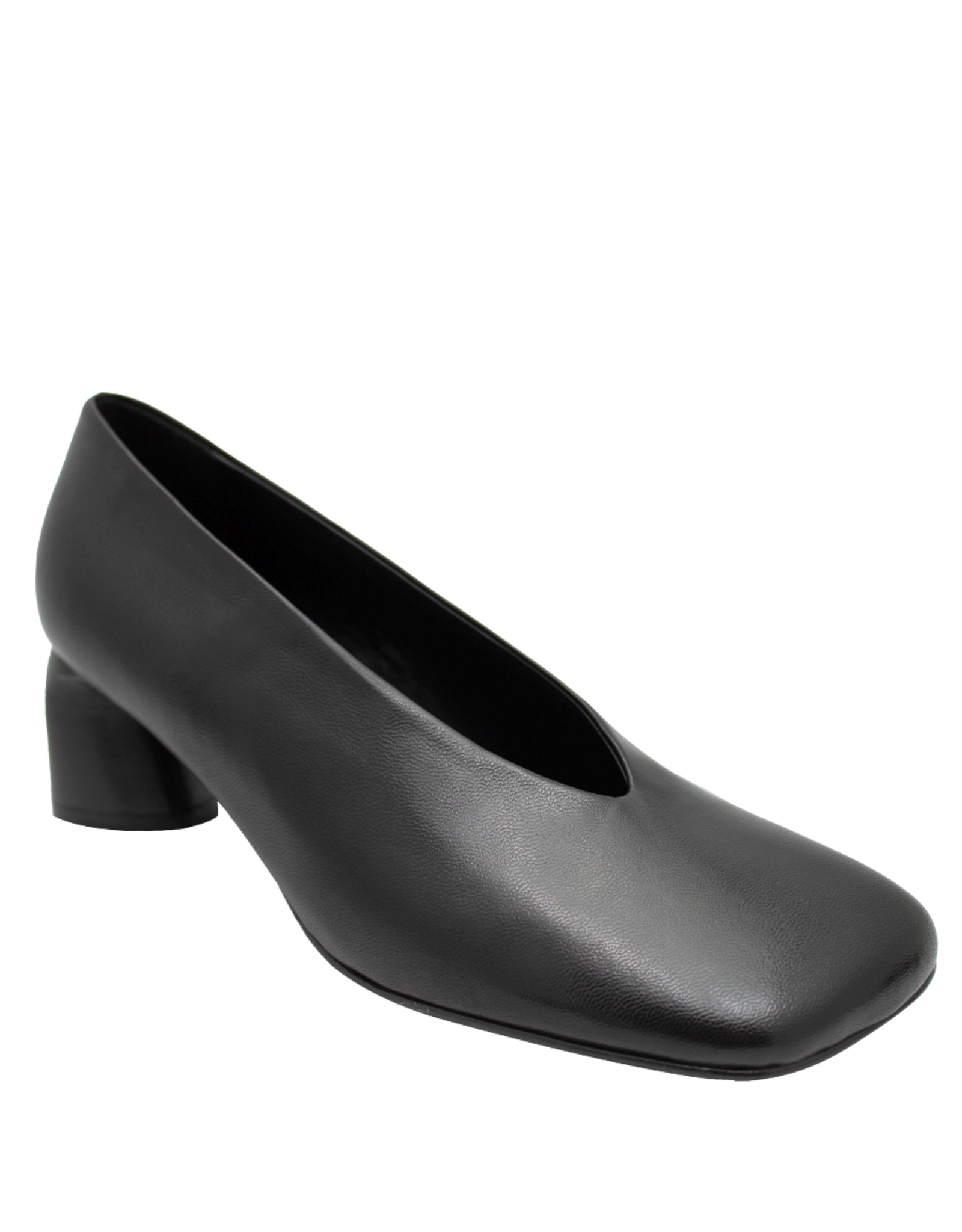 Halmanera Halmanera H52 Black Square Toe Pump 1028