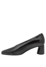 Halmanera Halmanera H51Y Black Glaze Square Toe Pump 1028