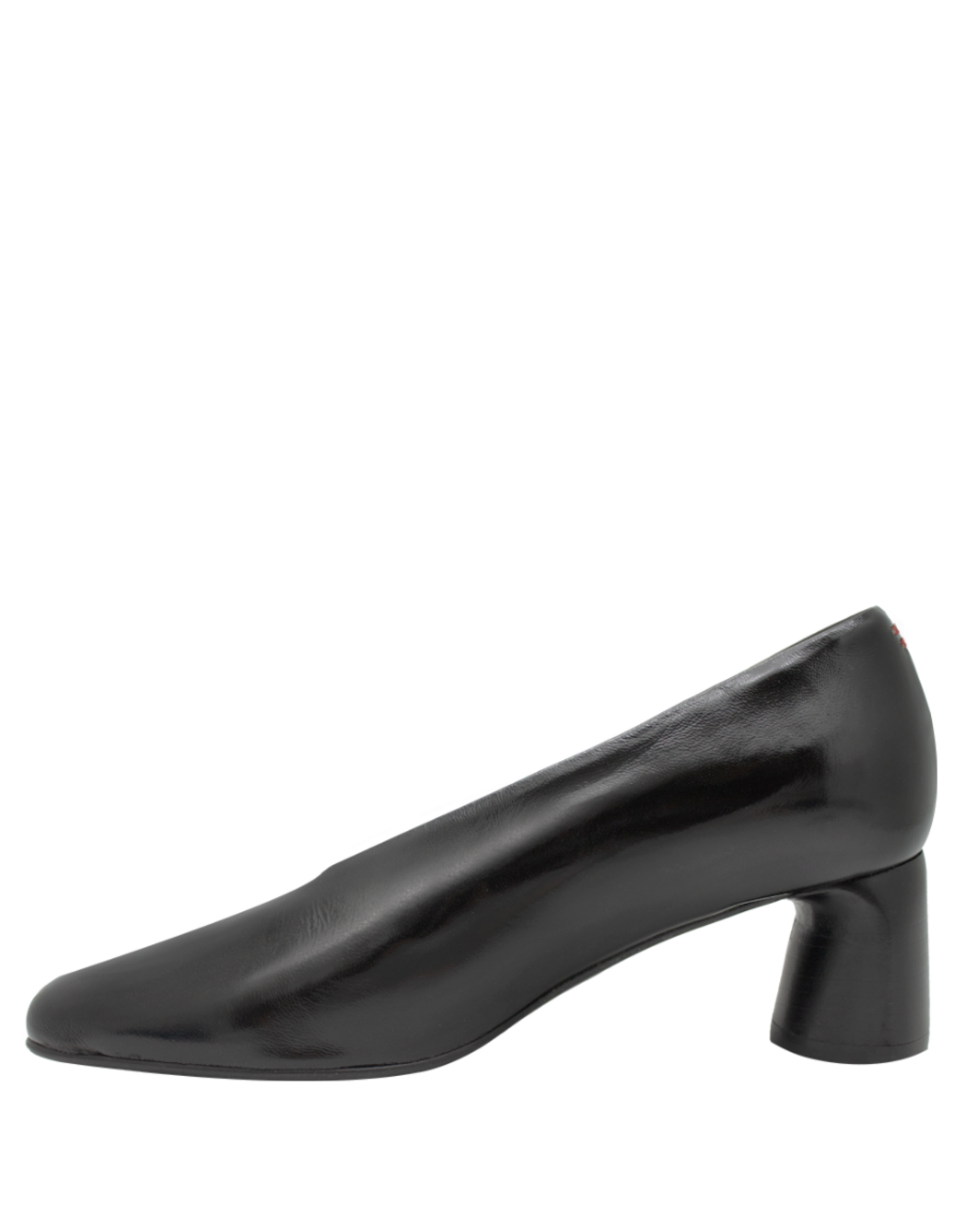 Halmanera Halmanera H51Y Black Glaze Square Toe Pump 1028
