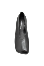 Halmanera Halmanera H51Y Black Glaze Square Toe Pump 1028