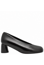 Halmanera Halmanera H51Y Black Glaze Square Toe Pump 1028
