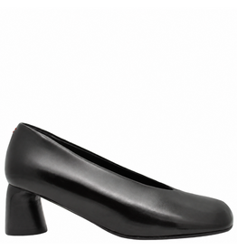Halmanera Halmanera H51Y Black Glaze Square Toe Pump 1028