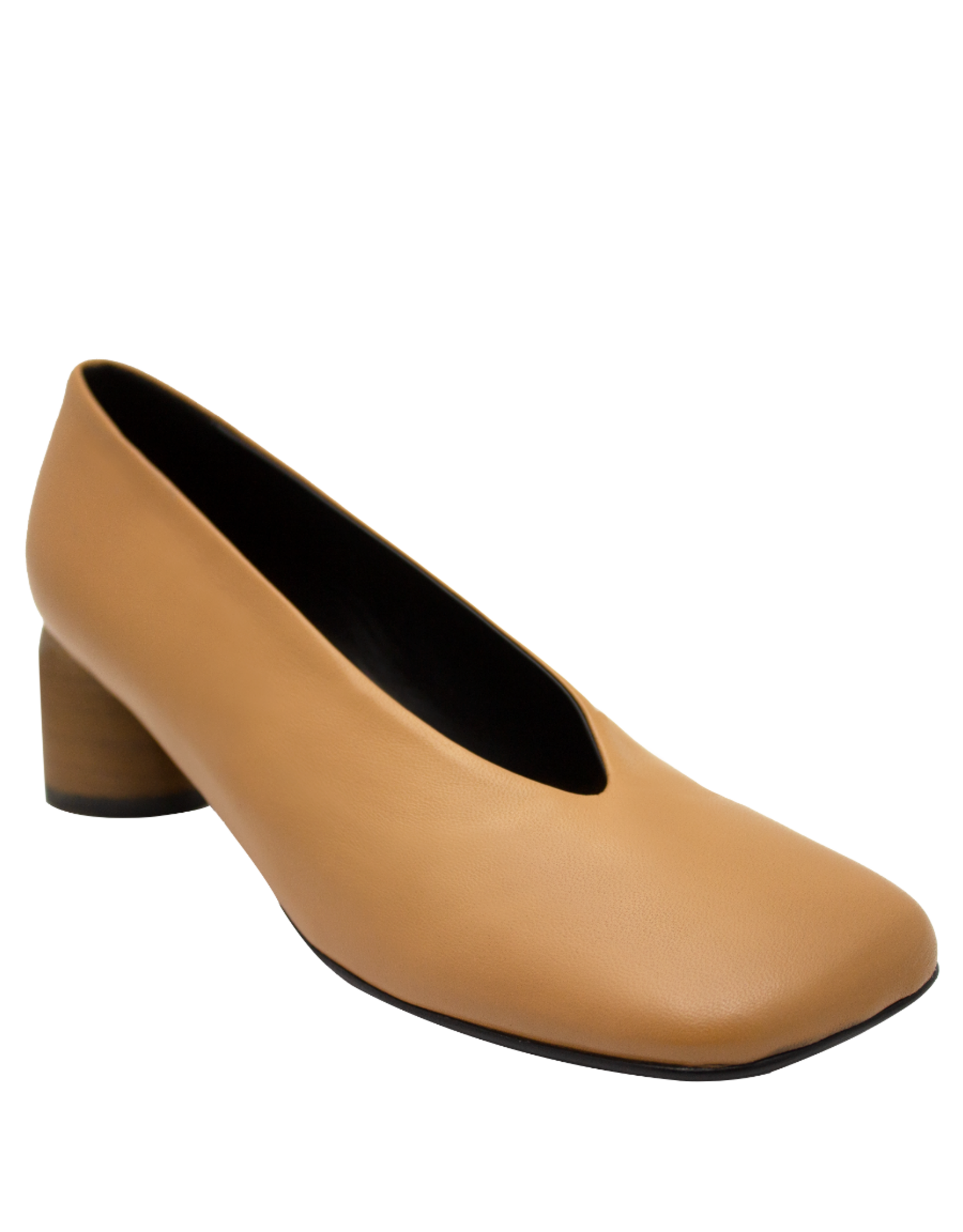 Halmanera Halmanera H51Z Camel Square Toe Pump 1028