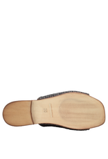 Nuova Nuova N3H Black Woven Flat Mule Chicca