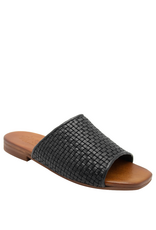 Nuova Nuova N3H Black Woven Flat Mule Chicca