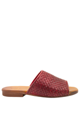 Nuova Nuova N3F Red Woven Flat Mule Chicca