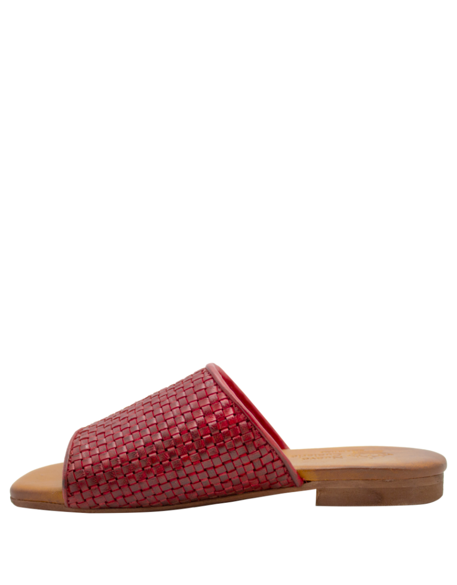 Nuova Nuova N3F Red Woven Flat Mule Chicca