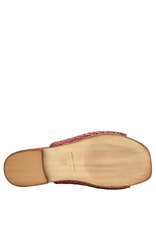 Nuova Nuova N3F Red Woven Flat Mule Chicca