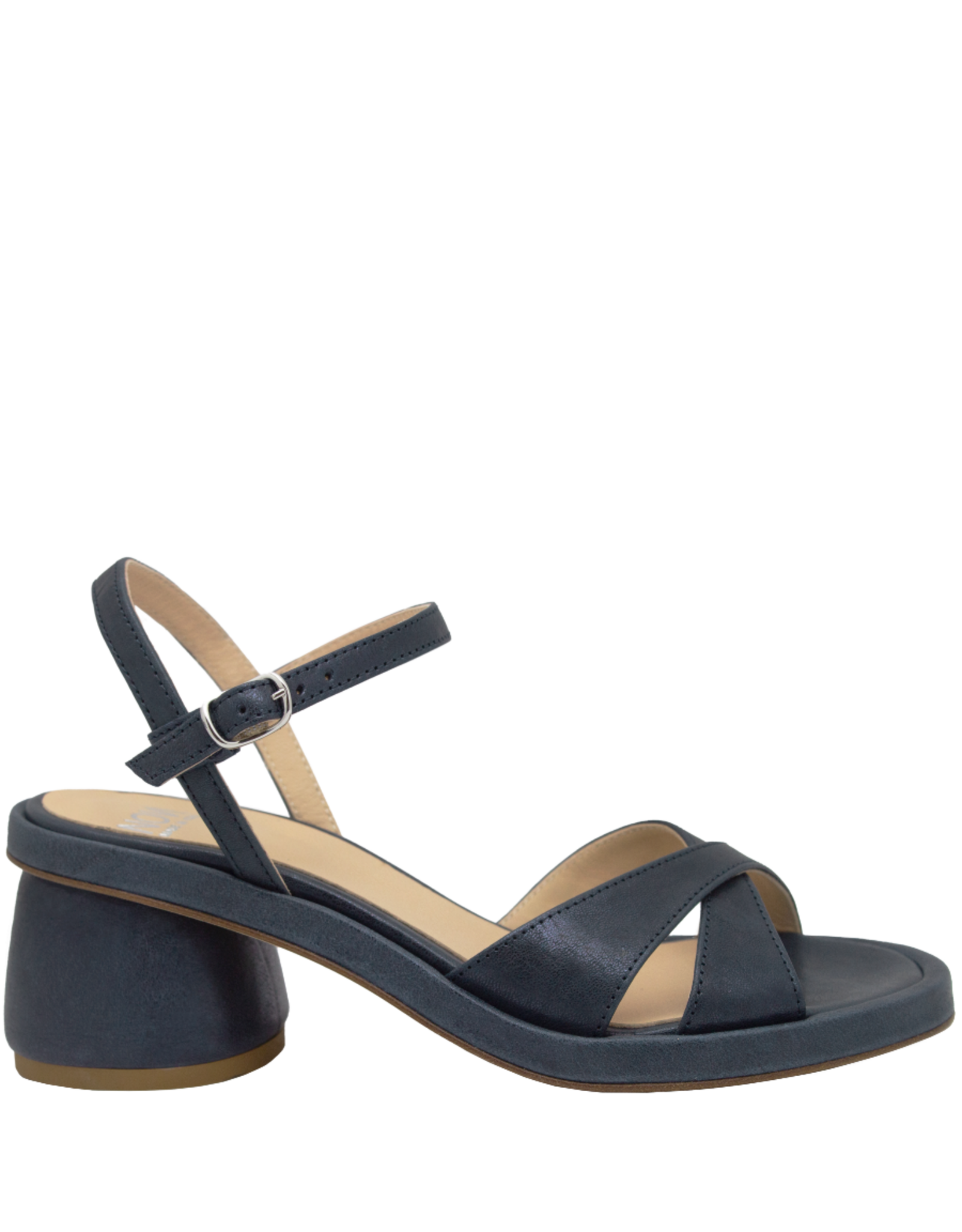 Now Now N46E Blue Cross Over Buckle Sandal 9220