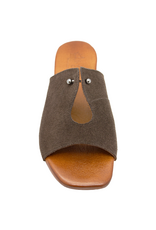 Nuova Nuova N3P Brown Keyhole Mule Eddie