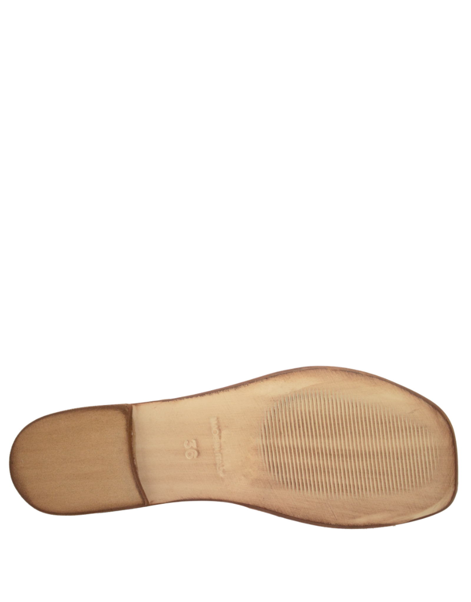 Nuova Nuova N3Z  White Key Hole Flat Mule Eddie