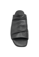 Nuova Nuova N3S Black Ruched Mule Gracie