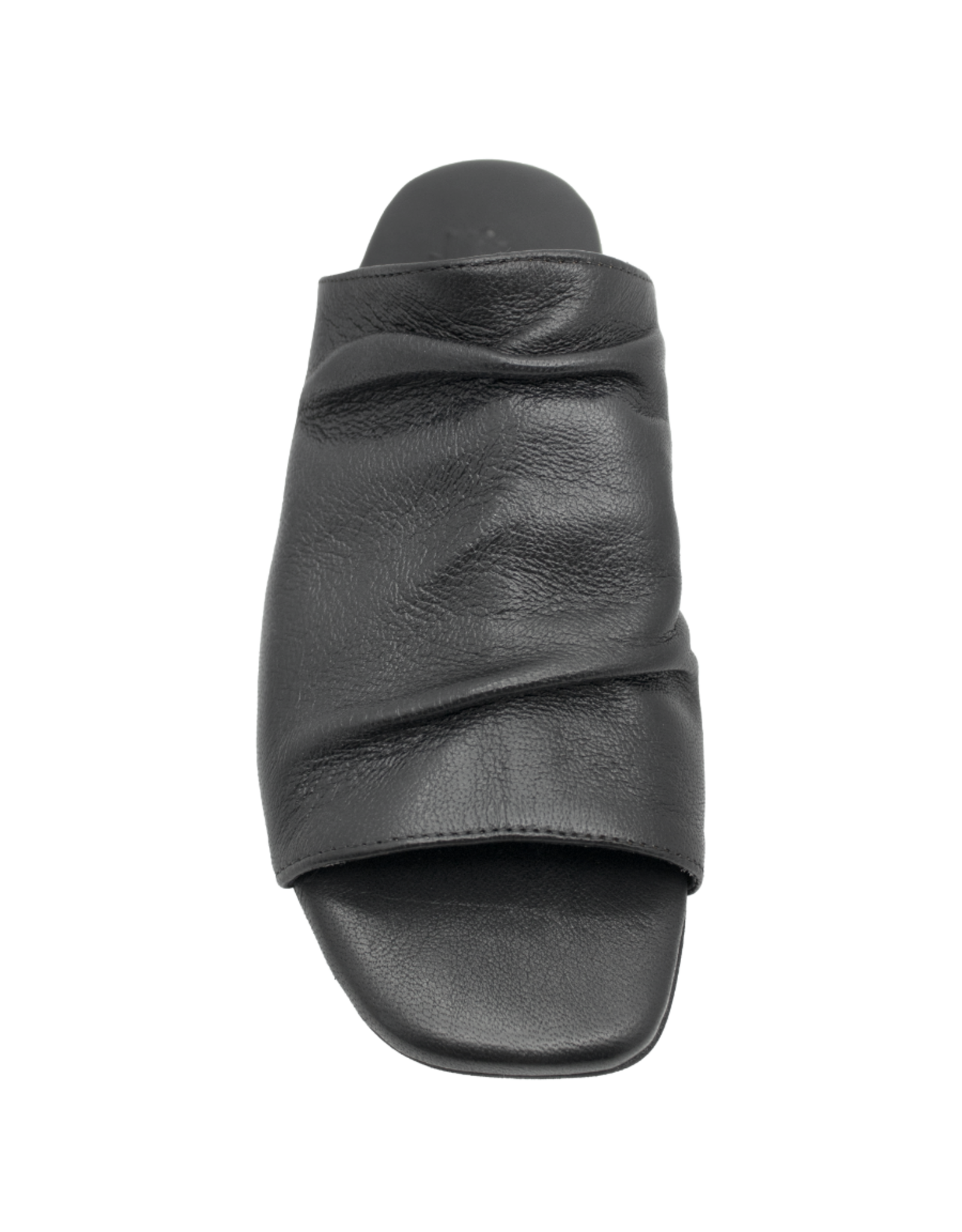 Nuova Nuova N3S Black Ruched Mule Gracie