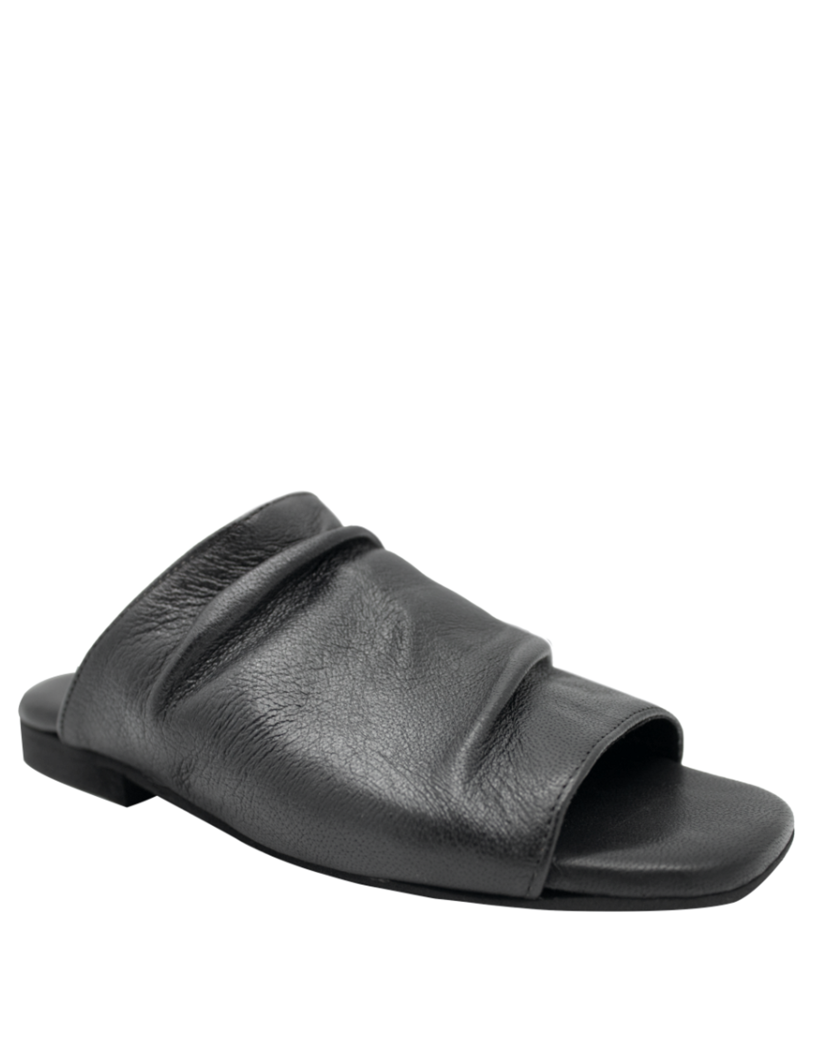 Nuova Nuova N3S Black Ruched Mule Gracie