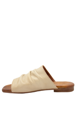 Nuova Nuova N3Q Sand Ruched Mule Gracie