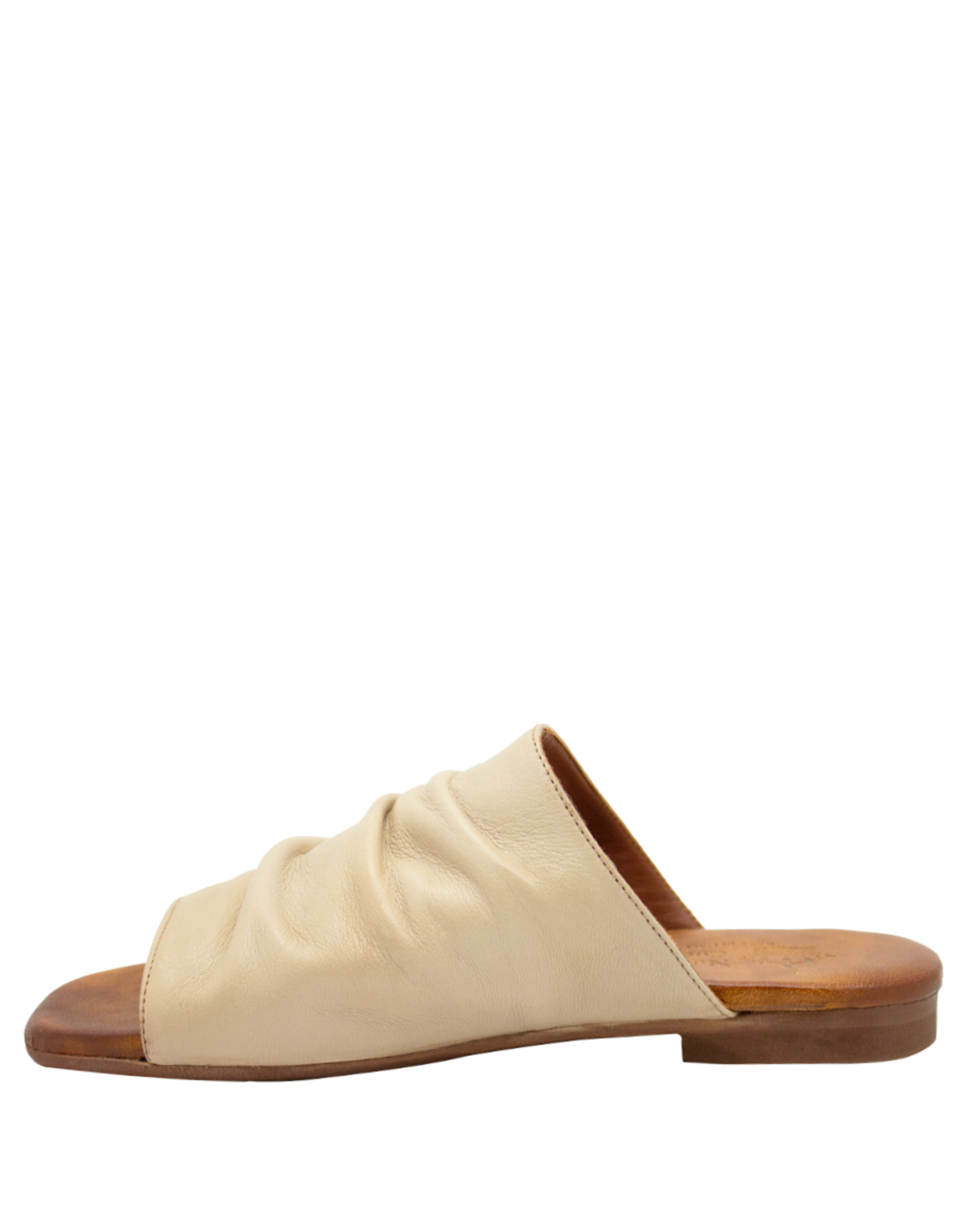 Nuova Nuova N3Q Sand Ruched Mule Gracie