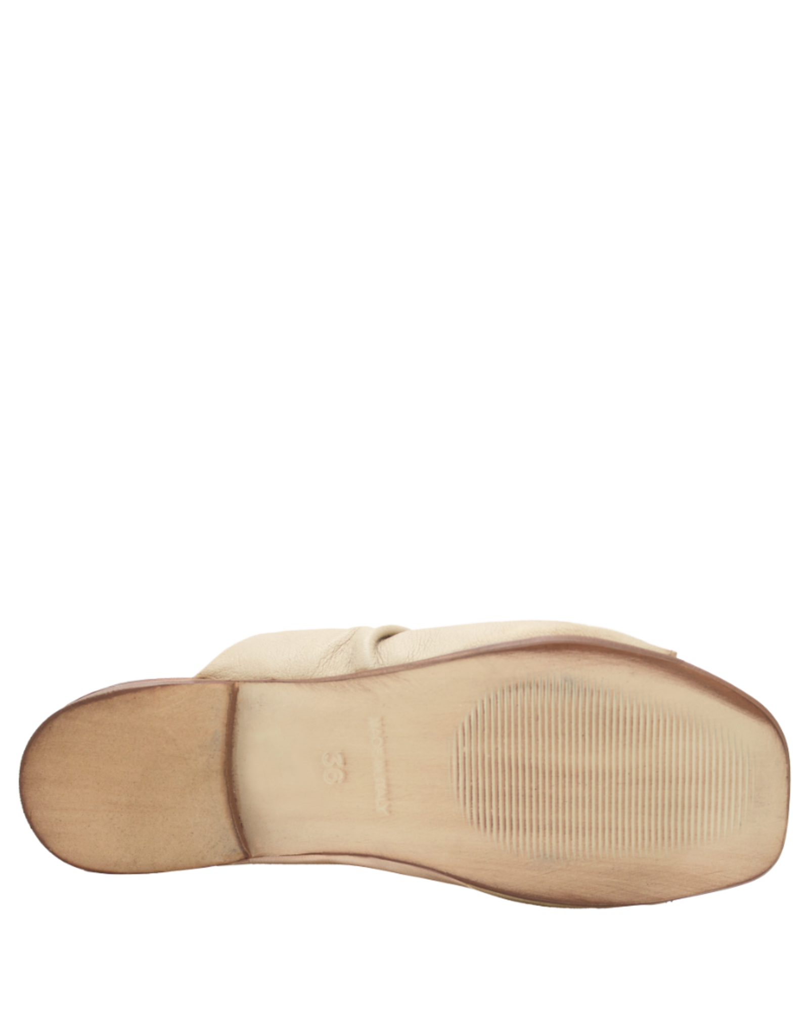 Nuova Nuova N3Q Sand Ruched Mule Gracie