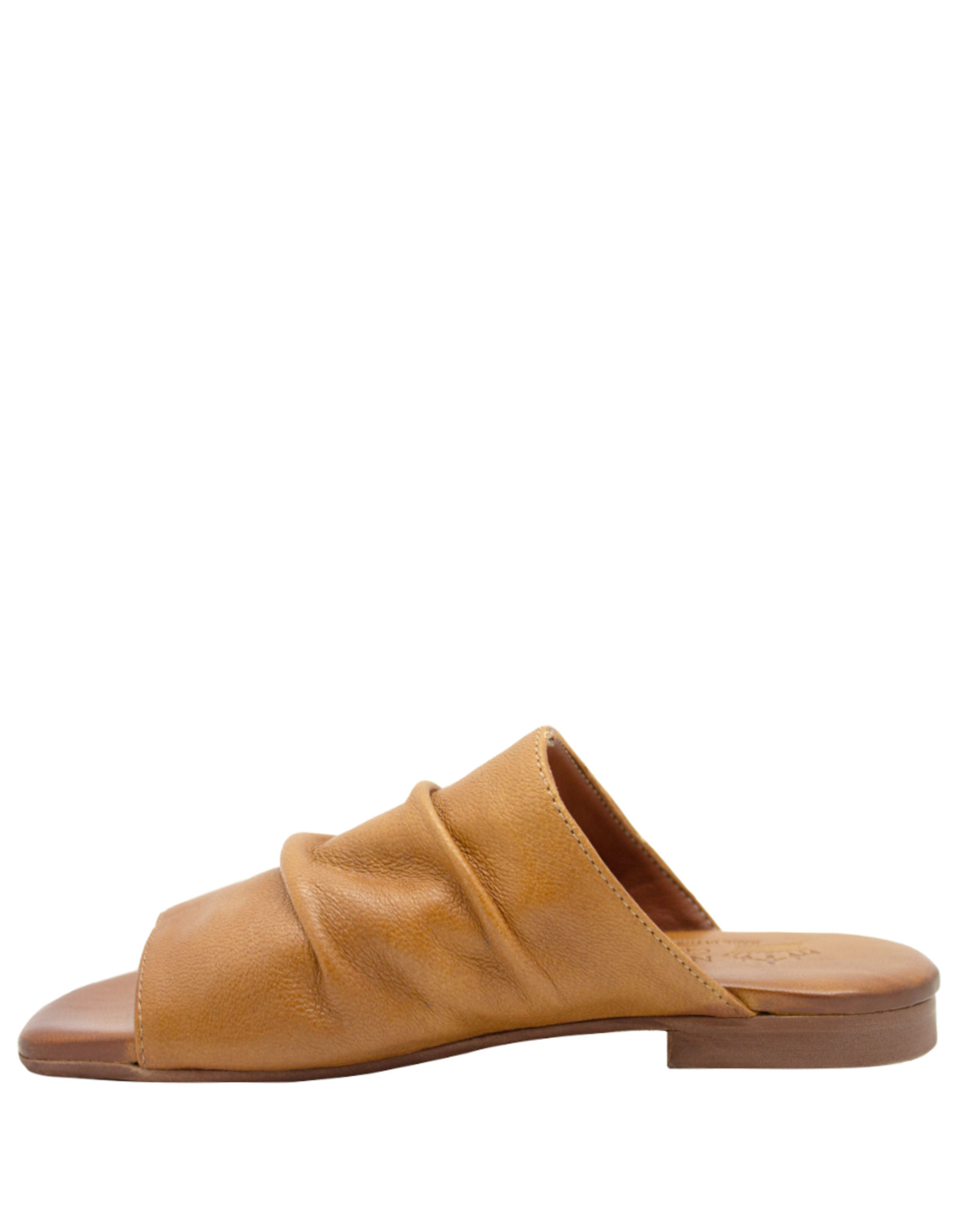 Nuova Nuova N3R Tan Ruched Mule Gracie