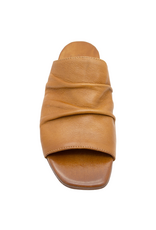 Nuova Nuova N3R Tan Ruched Mule Gracie