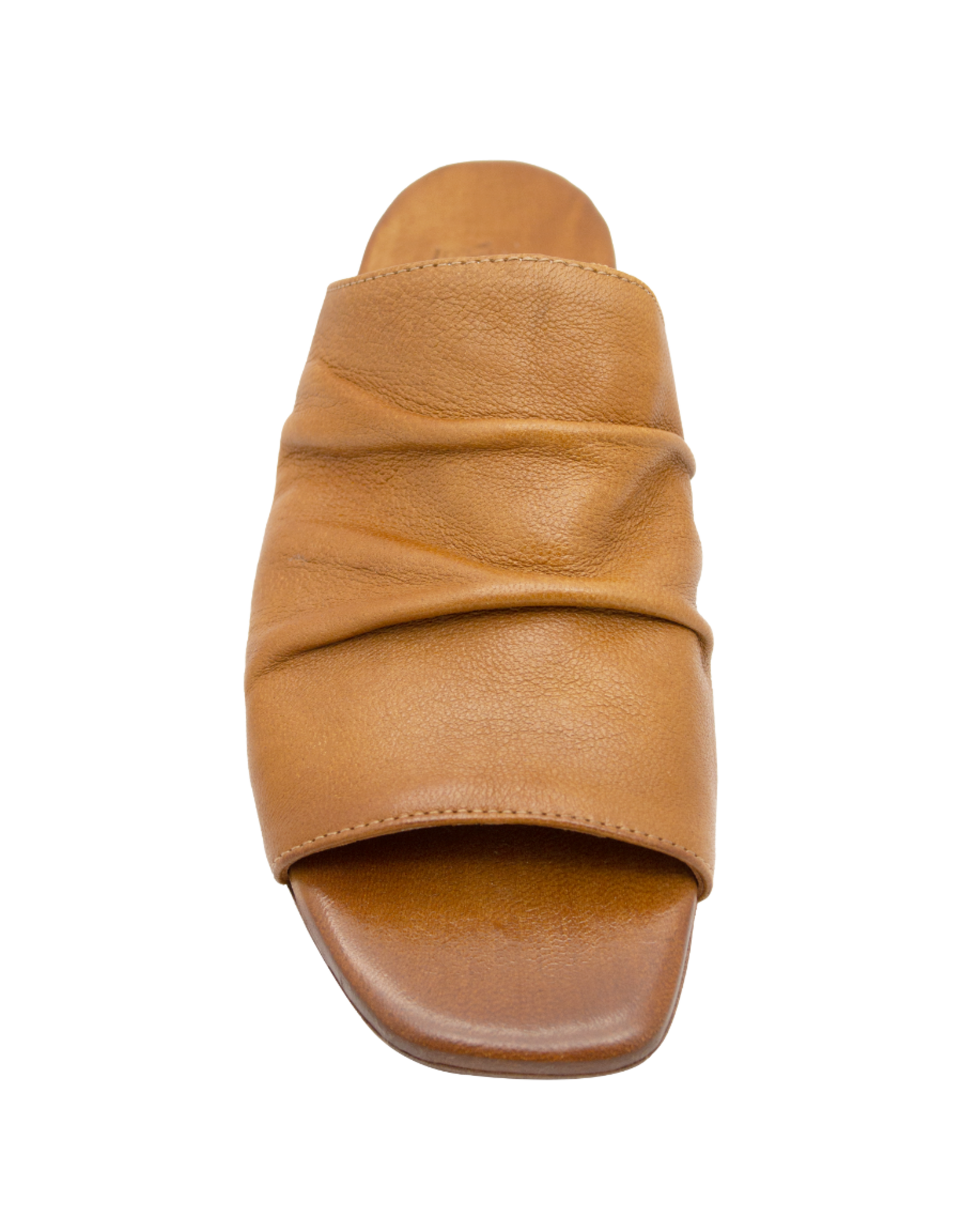 Nuova Nuova N3R Tan Ruched Mule Gracie
