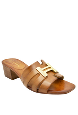 Nuova Nuova N3U Tan H-Block Heel Olena