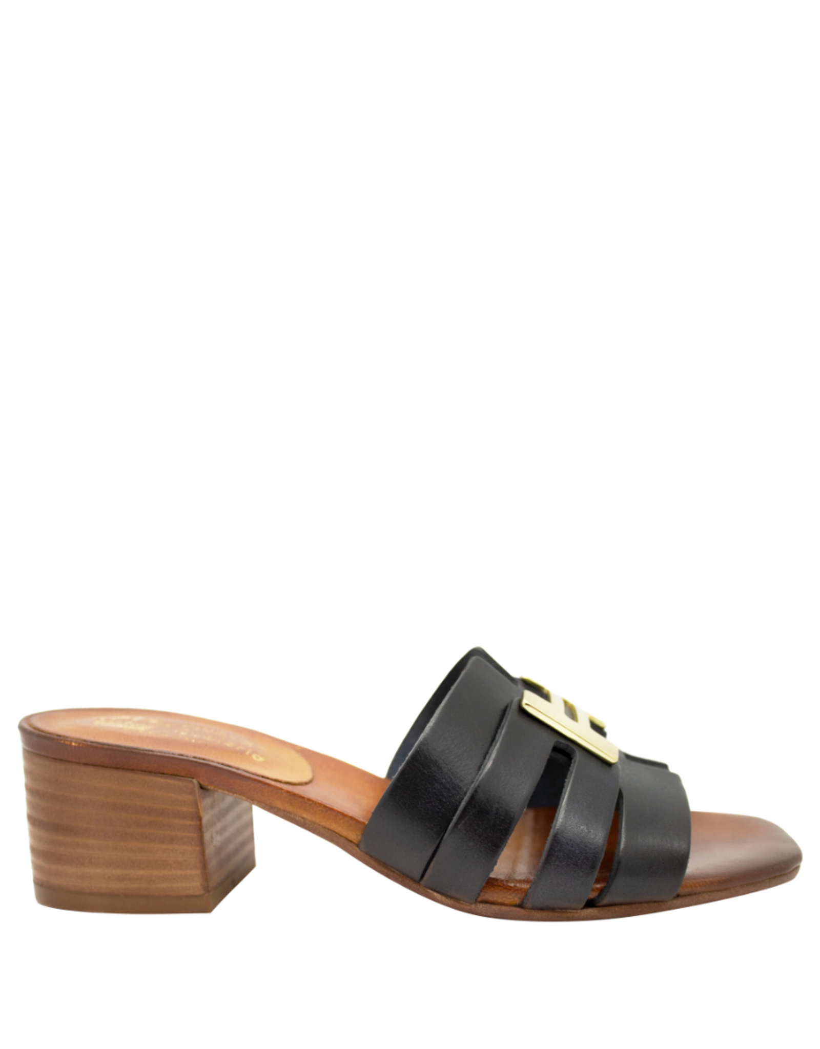 Nuova Nuova N3V Black  H-Block Heel Olena