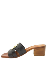 Nuova Nuova N3V Black  H-Block Heel Olena